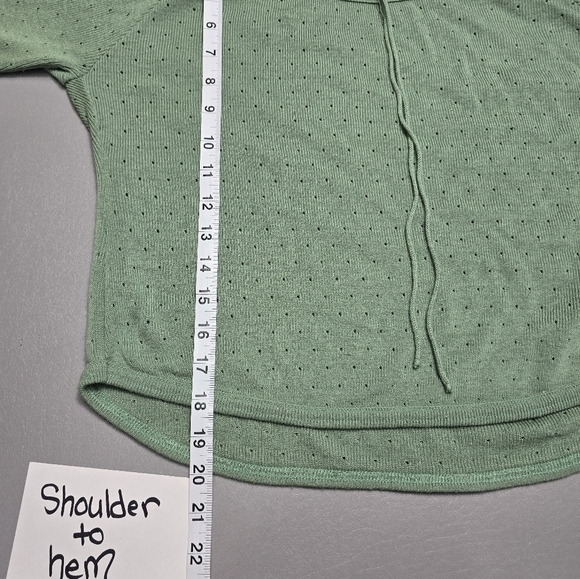 Kathy Ireland green shirt women's size medium - Picture 7 of 9